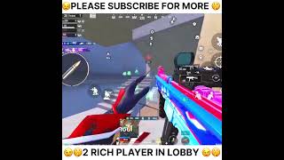 2 Rich player in my lobby GOD IS LIVE bgmi pubgmobile [upl. by Analeh]