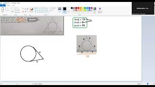 Tangents and intersecting chords Circles 10th ICSE CBSE Maths [upl. by Aenotna]