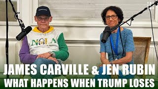 What happens when Trump loses the election  Jen Rubin amp James Carville LIVE from The DNC [upl. by Arreik]