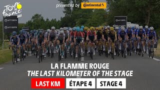 Last Km  Stage 4  Tour de France 2023 [upl. by Dyana]