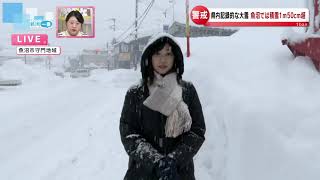 【大雪中継】新潟県内で記録的大雪 県内各地の様子をリポート [upl. by Aerdno174]