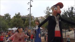 Gegants de Sant Medir a la Festa major de la Bordeta [upl. by Midan]