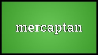 Mercaptan Meaning [upl. by Nirda]