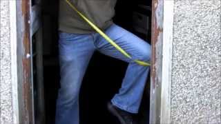 How to fit upvc door and frame part 1 [upl. by Helm]