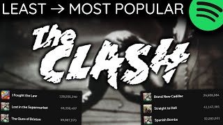 Every THE CLASH Song LEAST TO MOST PLAYED 2024 [upl. by Ramsdell]