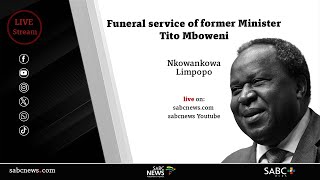 Funeral service of former Minister Tito Mboweni [upl. by Sikras926]