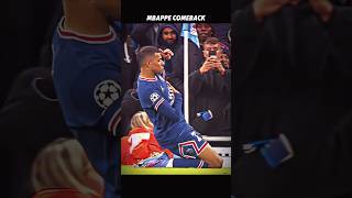 mbappe comeback edit shorts [upl. by Heringer689]