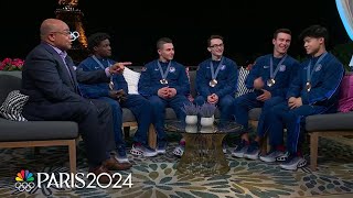 US men’s gymnastics team built on ‘positive momentum’ in bronze performance  Paris Olympics [upl. by Tezile433]