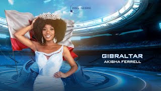 AKISHA FERRELL  INTRODUCTION VIDEO  MISS COSMO GIBRALTAR 2024 [upl. by Reifel940]