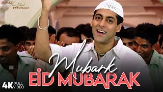 Mubarak Eid Mubarak  4K Video Song  Salman Khan Sushmita Sen  Tumko Na Bhool Paayenge [upl. by Leanard]