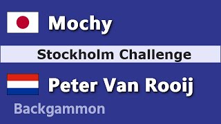 Peter Van Rooij G3 Pasiphae vs Masayuki Mochizuki S2 bgmochy  Backgammon [upl. by Pollitt]