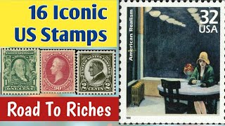 Top US Stamps Worth Million Dollars 💰  16 Most Expensive American Stamps [upl. by Tevis]