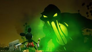 Epic Mickey Rebrushed  The Shadow Blot Boss Fight [upl. by Atinel666]