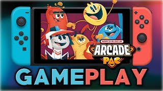 Namco Museum Arcade Pac  First 15 Minutes  Nintendo Switch [upl. by Ellerehs]