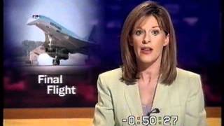 News clips of last Air France Concorde flight 31 May 2003 [upl. by Alleciram]