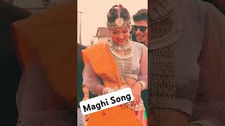 New Tharu Maghi Song reshamchaudhary madhuchaudhary sonuqushmi ytshorts shorts [upl. by Natanoj]