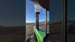 JD 4050 Chilly Start On The Farm farm coldstart shorts smoke [upl. by Wey]