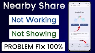 How To Fix Nearby Share Problem  Nearby Share Not Working  Nearby Share Not Showing [upl. by Donni562]