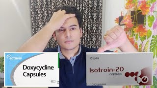 isotretinoin capsules ip 20 mg amp doxycycline capsules ip 100mg in hindi  best acne medicine [upl. by Sirrep]