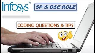 Infosys SP and DSE Role previous year coding questions for 2024 exam Essential Coding Qns Explained [upl. by Emmey]