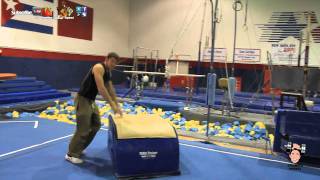 Learn How to do a Front Flip Front Flip Tutorial gymnastics skill [upl. by Chemar]