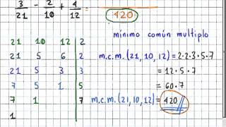 como se suman fracciones con diferente denominador [upl. by Masry132]