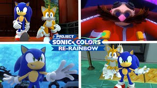 Sonic Colors Ultimate Project ReRainbow  All Cutscenes 4K 60 FPS [upl. by Litt757]