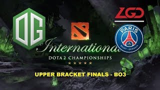 PSGLGD vs OG  Main Event  Upper Bracket Final  Game 2  TI 8  Full Match [upl. by Yssep]