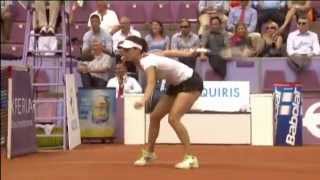 Tsvetana Pironkova Hustles For Brussels Open Hot Shot [upl. by Rotkiv]