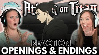 Attempting To Rank  ATTACK ON TITAN  ALL OPs amp EDs Reaction [upl. by Letnohc]