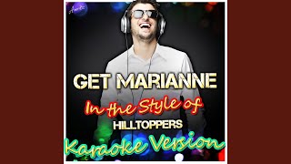 Marianne In the Style of Hilltoppers Karaoke Version [upl. by Ylro]