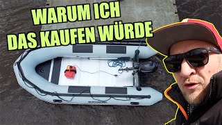 ✅ Schlauchboot mit Motor 15 PS ohne Führerschein 😁🤘 [upl. by Nywles]