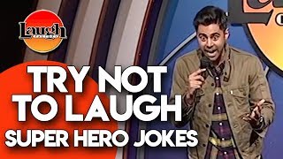 Try Not to Laugh  Superhero Jokes  Laugh Factory Stand Up Comedy [upl. by Longmire508]