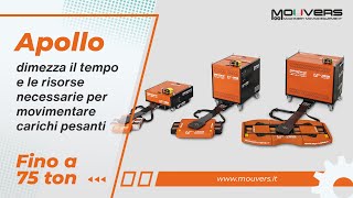 Carrelli per movimentare carichi pesanti Apollo  Mouvers Srl [upl. by Airalednac]