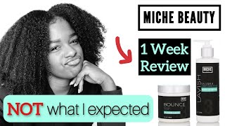 NOT What I Expected Miche Lavish Leave In amp Bounce Cream Review [upl. by Eessej]