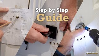 How to Fit Bolt Through Door Handle  StepbyStep Guide [upl. by Boar418]