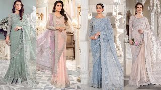 Exclusive Bridal Sarees Collection 2024  Trendy Fashion by Wear Waves [upl. by Beesley]