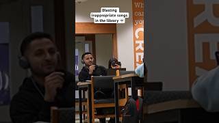 Blasting inappropriate songs in the library 💀 [upl. by Outlaw]