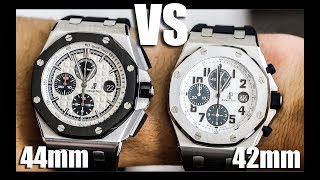 Audemars Piguet Royal Oak Offshore 42mm vs 44mm [upl. by Navada]