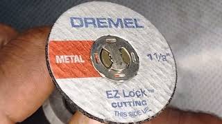 Super Easy Installation Of Dremel Ez lock Cutting Wheel [upl. by Anneirb]