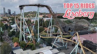 Top 15 Rides at Liseberg [upl. by Lerrehs]