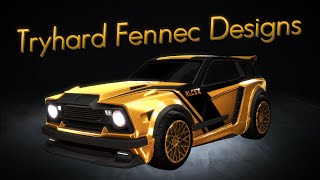 TRYHARD FENNEC DESIGNS in Rocket League 🥵 [upl. by Lennard]