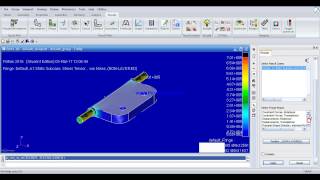 MSC Nastran Patran Tutorial Static Structural Analysis [upl. by Suhsoj]