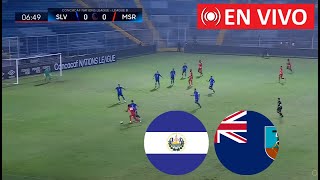 🔴 EN VIVO El Salvador vs Montserrat  Liga de Naciones Concacaf 202425 [upl. by Olnee]