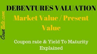 Debentures Valuation  Calculating Market Value PV of Debentures [upl. by Enrichetta]