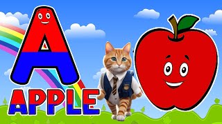 A for apple  अ से अनार  abcd  phonics song  a for apple b for ball c for cat  abcd song  abcde [upl. by Weatherley]