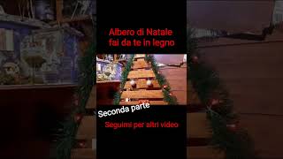 Albero di Natale fai da te con pallet di legno [upl. by Tyrrell]