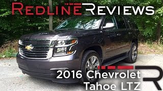 2016 Chevrolet Tahoe LTZ – Redline Review [upl. by Vladamar]