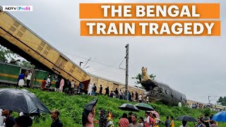 Drone View Of The Kanchanjunga Train Accident Shows The Extent Of The Damage [upl. by Ahsieker29]