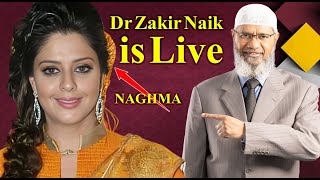 Live🔴Indian Actress Naghama Said That The Whole World Celebrates My Birthday In Front Of Zakir Naik [upl. by Mcintyre987]